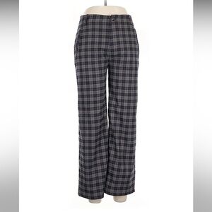 Plaid Button-Up Skirt